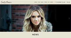 Desktop Screenshot of carlypearce.com